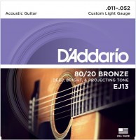 Купить струны DAddario 80/20 Bronze 11-52  по цене от 347 грн.