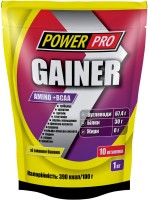 Купити гейнер Power Pro Gainer Amino/BCAA (1 kg) за ціною від 416 грн.
