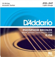 Купить струны DAddario Phosphor Bronze 12-String 10-47  по цене от 645 грн.