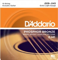 Купить струны DAddario Phosphor Bronze 12-String 9-45  по цене от 645 грн.