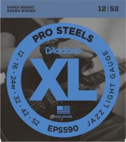 Купить струни DAddario XL ProSteels Jazz 12-52: цена от 362 грн.