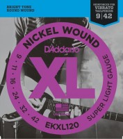 Купить струни DAddario XL Nickel Wound 9-42: цена от 325 грн.