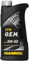 Купить моторное масло Mannol 7711 O.E.M. 5W-40 1L  по цене от 359 грн.