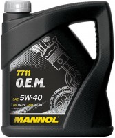 Купити моторне мастило Mannol 7711 O.E.M. 5W-40 4L  за ціною від 1129 грн.