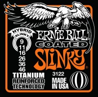 Купить струни Ernie Ball Slinky RPS Coated Titanium 9-46: цена от 549 грн.