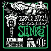 Купить струны Ernie Ball Slinky RPS Coated Titanium 12-56: цена от 577 грн.