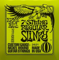 Купить струны Ernie Ball Slinky Nickel Wound 7-String 10-56  по цене от 535 грн.