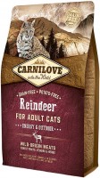 Купити корм для кішок Carnilove Adult Energy/Outdoor with Reindeer 400 g  за ціною від 281 грн.