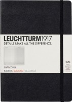 Купить блокнот Leuchtturm1917 Squared Notebook Soft Black  по цене от 915 грн.
