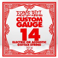 Купити струни Ernie Ball Single Plain Steel 14  за ціною від 53 грн.