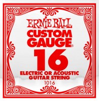 Купить струни Ernie Ball Single Plain Steel 16: цена от 52 грн.