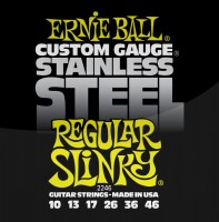Купити струни Ernie Ball Slinky Stainless Steel 10-46  за ціною від 425 грн.
