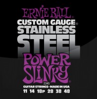 Купити струни Ernie Ball Slinky Stainless Steel 11-48  за ціною від 319 грн.