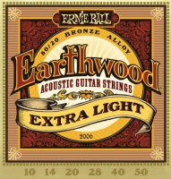 Купить струны Ernie Ball Earthwood 80/20 Bronze 10-50  по цене от 335 грн.