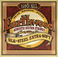 Купити струни Ernie Ball Earthwood 80/20 Bronze Silk 10-50  за ціною від 682 грн.