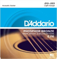 Купить струны DAddario Phosphor Bronze 12-53: цена от 408 грн.