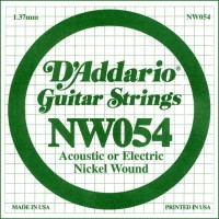 Купить струни DAddario Single XL Nickel Wound 54: цена от 140 грн.