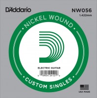 Купить струни DAddario Single XL Nickel Wound 56: цена от 140 грн.