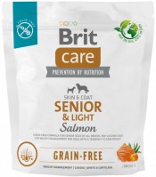 Купить корм для собак Brit Care Grain-Free Senior/Light Salmon 1 kg  по цене от 332 грн.