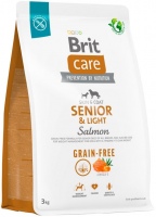 Купити корм для собак Brit Care Grain-Free Senior/Light Salmon 3 kg  за ціною від 780 грн.