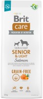 Купити корм для собак Brit Care Grain-Free Senior/Light Salmon 12 kg  за ціною від 3785 грн.