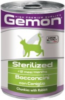 Купити корм для кішок Gemon Adult Rabbit Canned 415 g  за ціною від 65 грн.