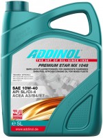Купить моторное масло Addinol Premium Star MX 1048 10W-40 5L  по цене от 1328 грн.