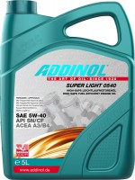 Купить моторное масло Addinol Super Light 0540 5W-40 5L  по цене от 1560 грн.