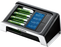 Купити зарядка для акумуляторної батарейки Varta LCD Ultra Fast Charger + 4xAA 2400 mAh  за ціною від 3265 грн.