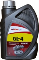 Купити трансмісійне мастило Lotos Semisyntetic Gear Oil GL-4 75W-90 1L  за ціною від 381 грн.