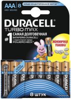 Купити акумулятор / батарейка Duracell 8xAAA Turbo Max MX2400  за ціною від 301 грн.