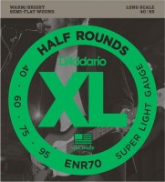 Купить струни DAddario XL Half Rounds Bass LS 40-95: цена от 1760 грн.