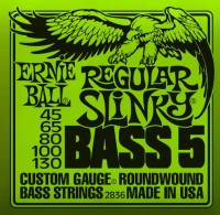 Купить струны Ernie Ball Slinky Nickel Wound Bass 5-String 45-130: цена от 1285 грн.