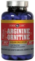 Купить аминокислоты Form Labs Arginine/Ornitine (180 cap) по цене от 451 грн.
