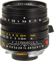 Купити об'єктив Leica 35mm f/1.4 ASPH SUMMILUX-M  за ціною від 214032 грн.
