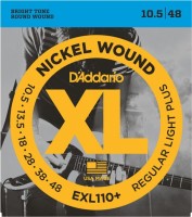 Купити струни DAddario XL Nickel Wound Plus 10.5-48  за ціною від 329 грн.