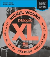 Купить струни DAddario XL Nickel Wound 3rd 10-46: цена от 365 грн.