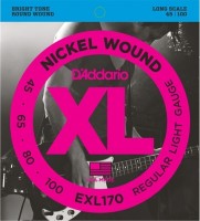Купить струны DAddario XL Nickel Wound Bass 45-100: цена от 1065 грн.