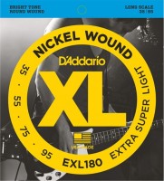 Купить струни DAddario XL Nickel Wound Bass 35-95: цена от 1098 грн.