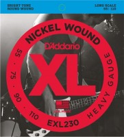 Купить струны DAddario XL Nickel Wound Bass 55-110: цена от 1065 грн.