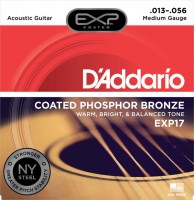 Купить струны DAddario EXP Coated Phosphor Bronze 13-56  по цене от 593 грн.