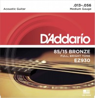 Купить струны DAddario 85/15 Bronze 13-56  по цене от 285 грн.