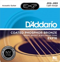 Купить струны DAddario EXP Coated Phosphor Bronze 12-53  по цене от 482 грн.
