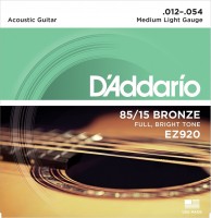 Купить струны DAddario 85/15 Bronze 12-54  по цене от 292 грн.