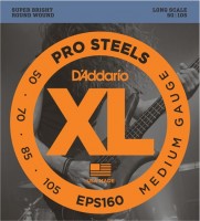 Купить струны DAddario XL ProSteels Bass 50-105  по цене от 1116 грн.