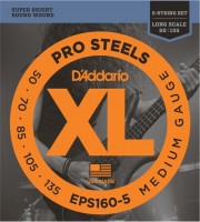 Купити струни DAddario XL ProSteels Bass 5-String 50-135  за ціною від 1492 грн.