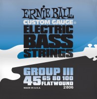 Купить струны Ernie Ball Flatwound Group III Bass 45-100  по цене от 2092 грн.