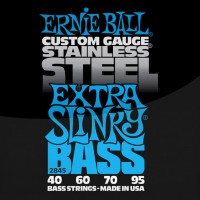 Купити струни Ernie Ball Slinky Stainless Steel Bass 40-95  за ціною від 1341 грн.