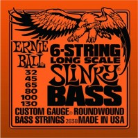 Купити струни Ernie Ball Slinky Nickel Wound Bass 32-130  за ціною від 1436 грн.