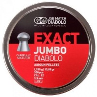 Купить кулі й патрони JSB Exact Jumbo 5.51 mm 1.03 g 500 pcs: цена от 726 грн.